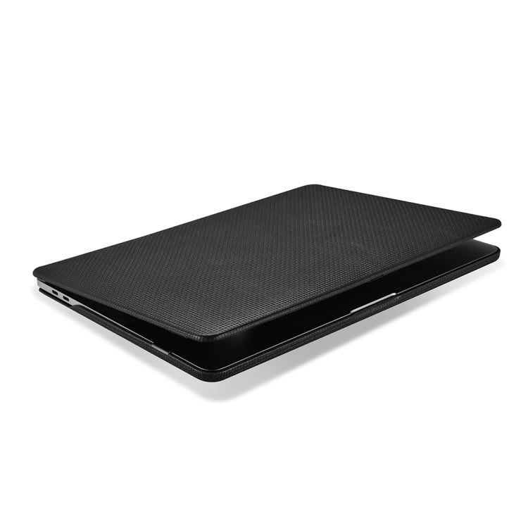 RMA132 For MacBook Pro 13.3 inch (2016-2019) Universal Cross Texture Ultra-thin Anti-fall Laptop Protective Leather Case