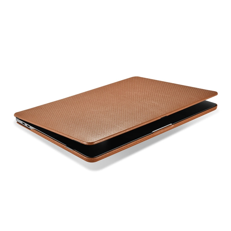 RMA132 For MacBook Pro 13.3 inch (2016-2019) Universal Cross Texture Ultra-thin Anti-fall Laptop Protective Leather Case