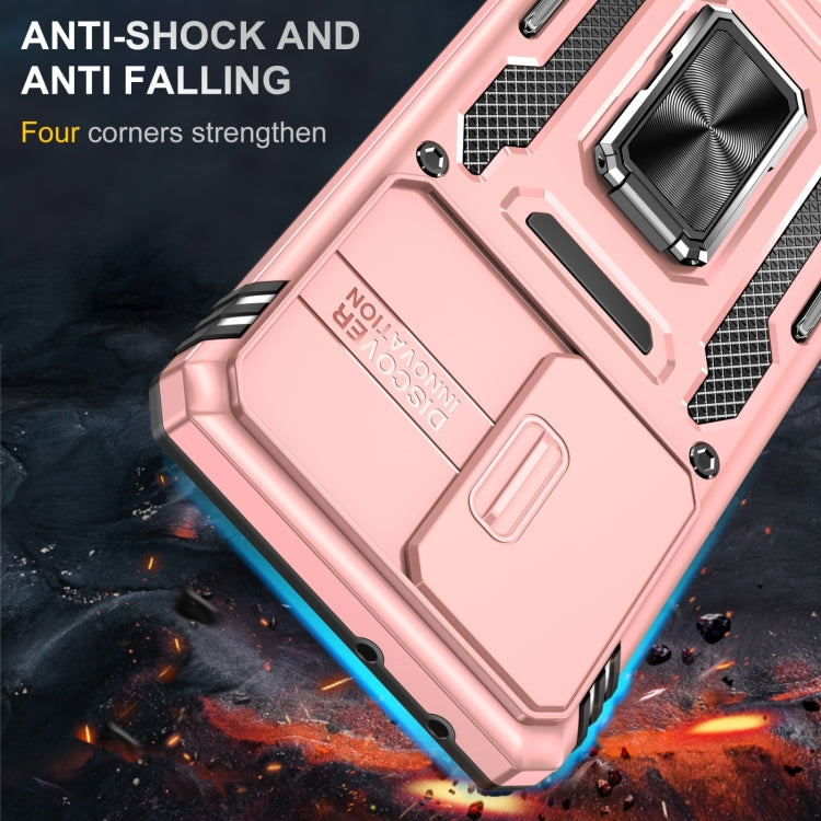 For Samsung Galaxy S22 Ultra 5G Armor PC + TPU Camera Shield Phone Case