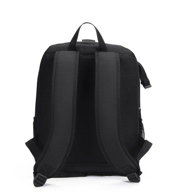 CADeN D6 V Camera Backpack Shoulders Drawbar Nylon Camera Bag, Size:32 x 18 x 43cm(Black)