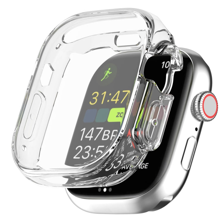 TPU All-inclusive Transparent Protective Case For Apple Watch Ultra 49mm / Apple Watch Ultra 2 49mm