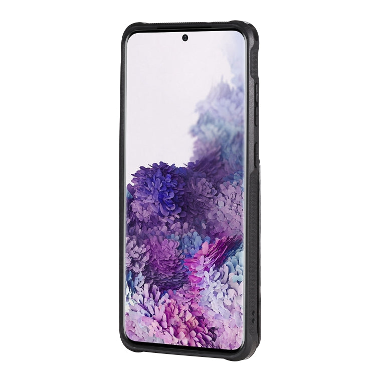 For Galaxy S20+ Vertical Flip Shockproof Leather Protective Case with Long Rope, Support Card Slots & Bracket & Photo Holder & Wallet Function