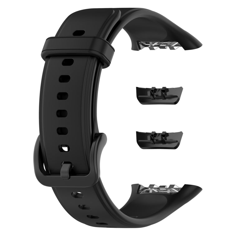 For OPPO Band 2 Solid Color Soft Silicone Watch Band