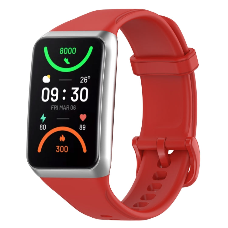 For OPPO Band 2 Solid Color Soft Silicone Watch Band