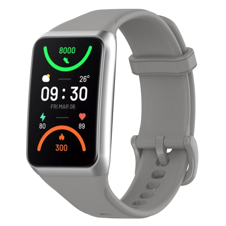 For OPPO Band 2 Solid Color Soft Silicone Watch Band