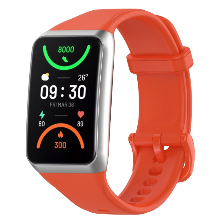 For OPPO Band 2 Solid Color Soft Silicone Watch Band