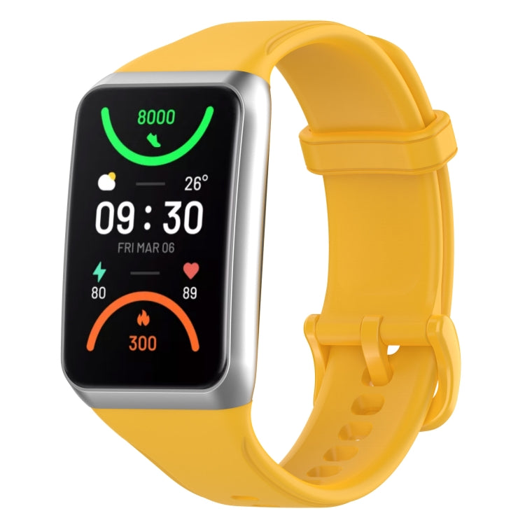 For OPPO Band 2 Solid Color Soft Silicone Watch Band