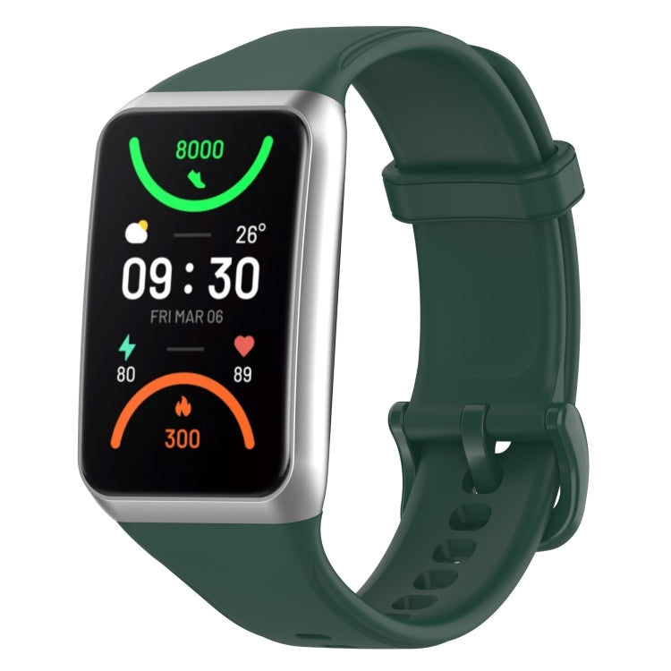 For OPPO Band 2 Solid Color Soft Silicone Watch Band