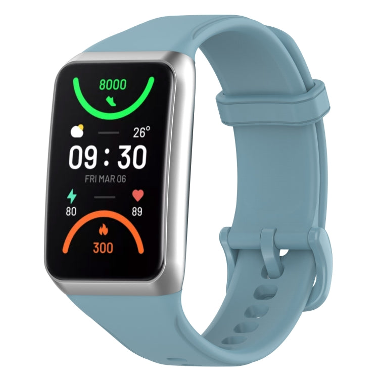 For OPPO Band 2 Solid Color Soft Silicone Watch Band