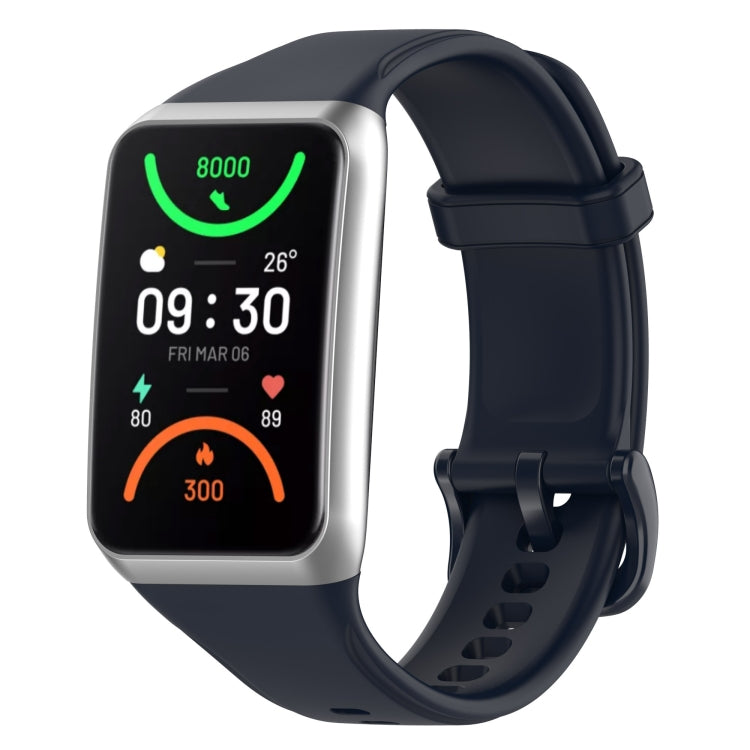 For OPPO Band 2 Solid Color Soft Silicone Watch Band