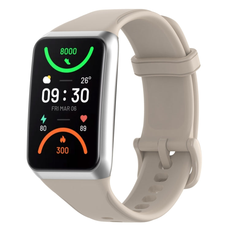 For OPPO Band 2 Solid Color Soft Silicone Watch Band