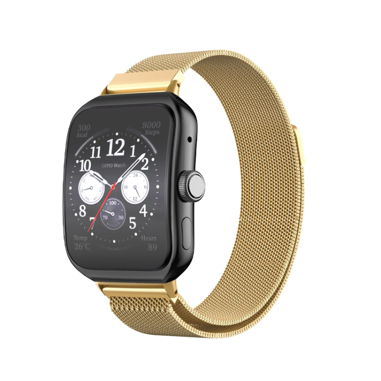 For OPPO Watch 3 Pro Milanese Stainless Steel Metal Watch Band
