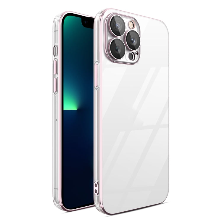 For iPhone 14 Pro Max Electroplating TPU Transparent Phone Case