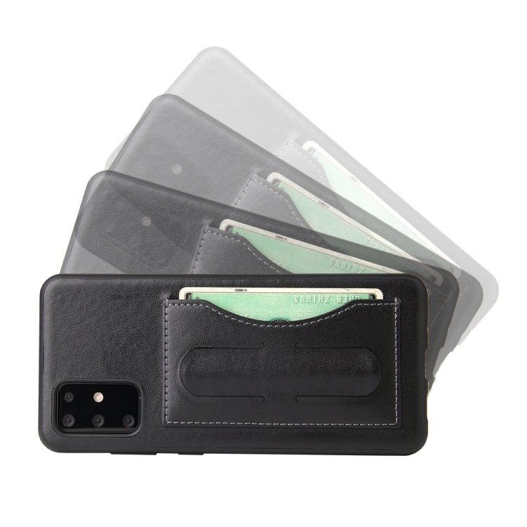 For Galaxy S20 Fierre Shann Full Coverage PU Leather Protective Case with Holder & Card Slot
