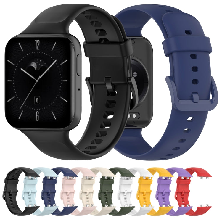 For OPPO Watch 3 Solid Color Soft Silicone Watch Band