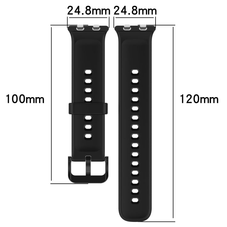 For OPPO Watch 3 Solid Color Soft Silicone Watch Band