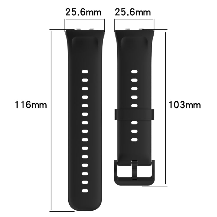 For OPPO Watch 3 Pro Solid Color Soft Silicone Watch Band