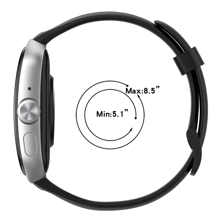 For OPPO Watch 3 Pro Solid Color Soft Silicone Watch Band