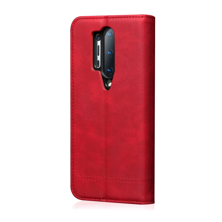 For OnePlus 8 Pro Retro Crazy Horse Texture Horizontal Flip Leather Case , with Card Slots & Holder & Wallet