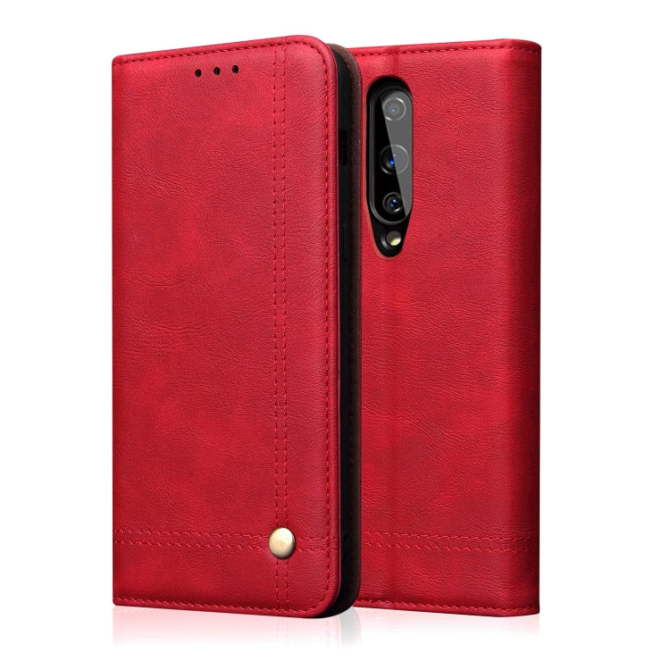 For OnePlus 8 Retro Crazy Horse Texture Horizontal Flip Leather Case , with Card Slots & Holder & Wallet