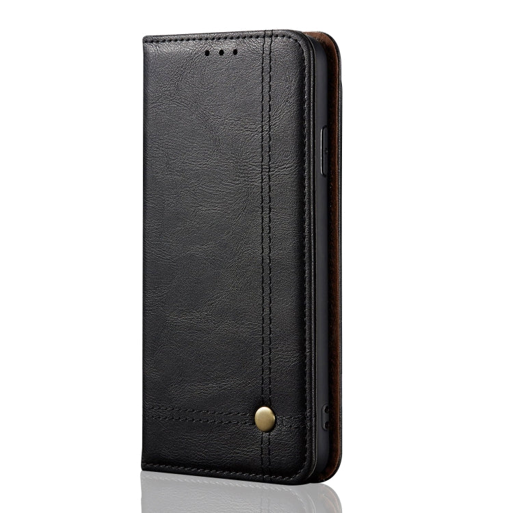 For Galaxy A71 Retro Crazy Horse Texture Horizontal Flip Leather Case , with Card Slots & Holder & Wallet