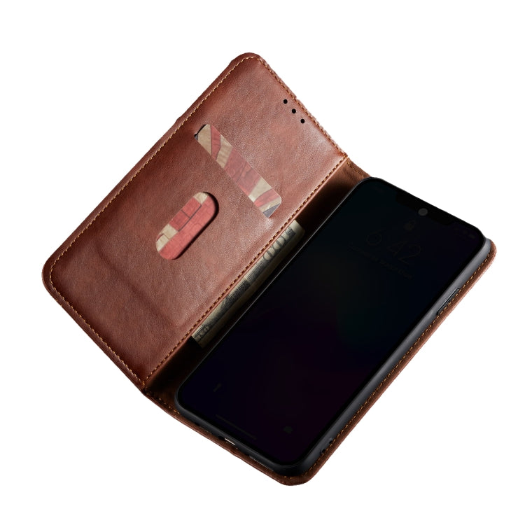 For Galaxy A71 Retro Crazy Horse Texture Horizontal Flip Leather Case , with Card Slots & Holder & Wallet