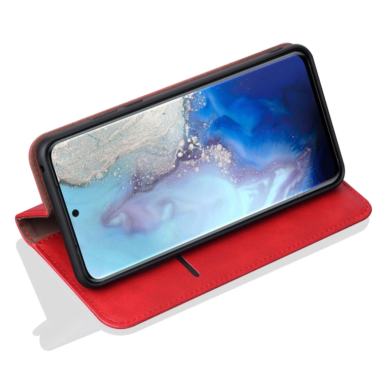 For Galaxy S20 Retro Crazy Horse Texture Horizontal Flip Leather Case , with Card Slots & Holder & Wallet