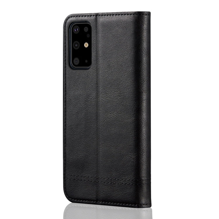 For Galaxy S20 Plus Retro Crazy Horse Texture Horizontal Flip Leather Case , with Card Slots & Holder & Wallet