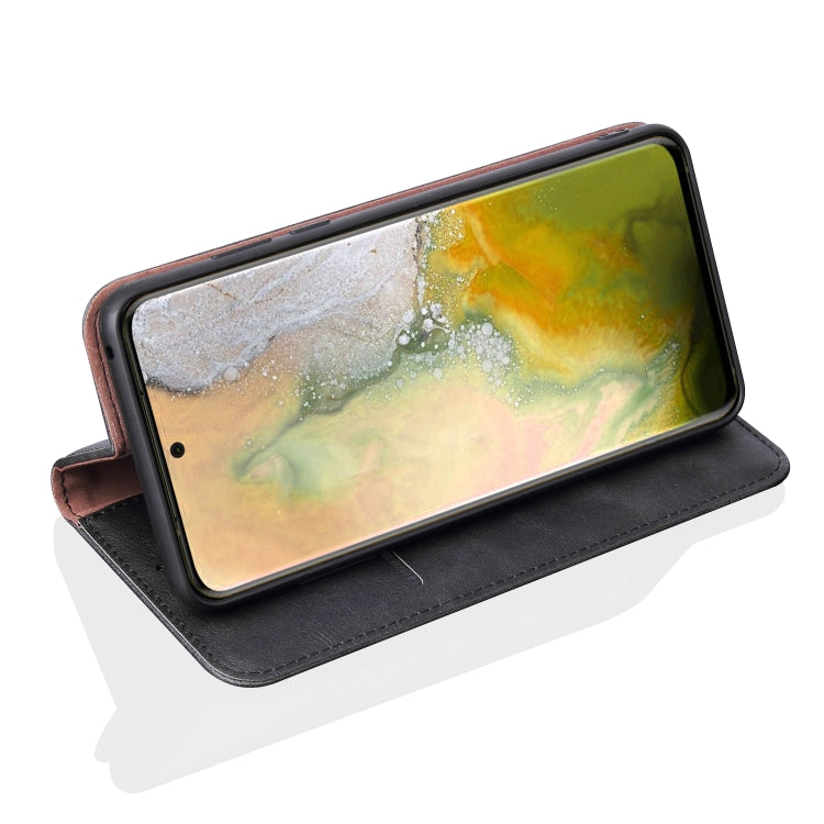 For Galaxy S20 Plus Retro Crazy Horse Texture Horizontal Flip Leather Case , with Card Slots & Holder & Wallet