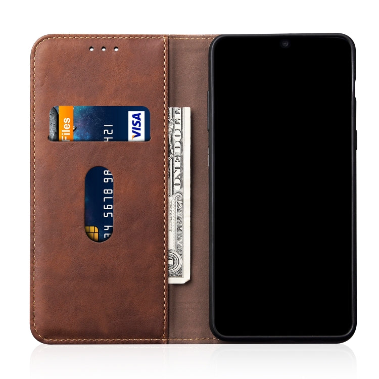 For Galaxy S20 Plus Retro Crazy Horse Texture Horizontal Flip Leather Case , with Card Slots & Holder & Wallet
