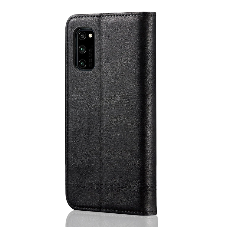 For Huawei Honor 30 Retro Crazy Horse Texture Horizontal Flip Leather Case , with Card Slots & Holder & Wallet