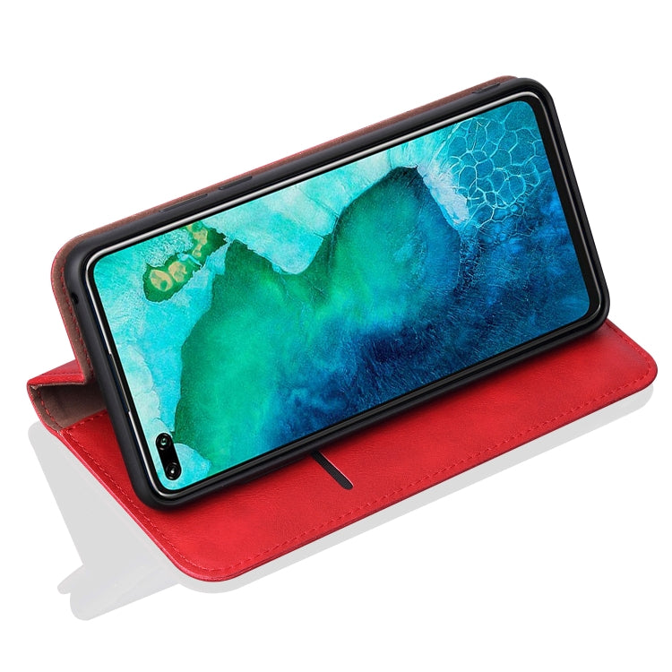 For Huawei Honor 30 Retro Crazy Horse Texture Horizontal Flip Leather Case , with Card Slots & Holder & Wallet