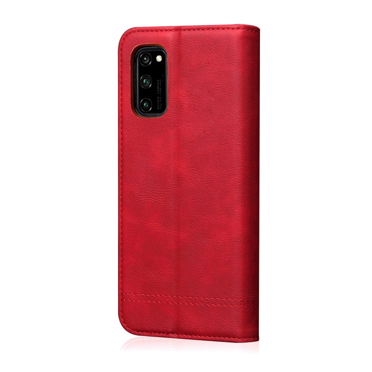 For Huawei Honor 30S Retro Crazy Horse Texture Horizontal Flip Leather Case , with Card Slots & Holder & Wallet