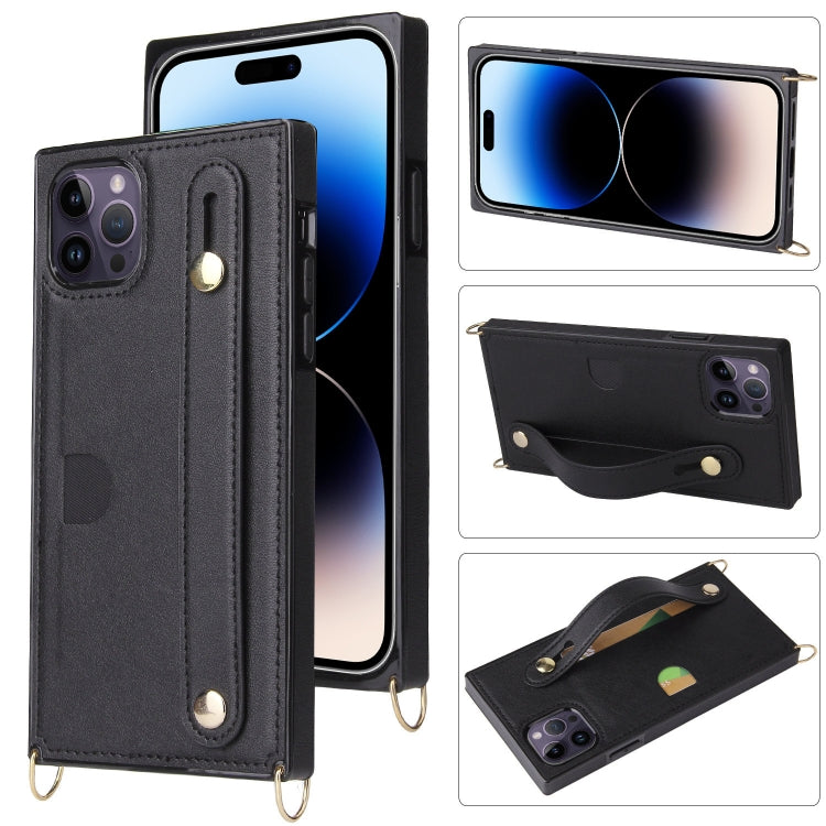 For iPhone 14 Pro Crossbody Lanyard Shockproof Protective Phone Case