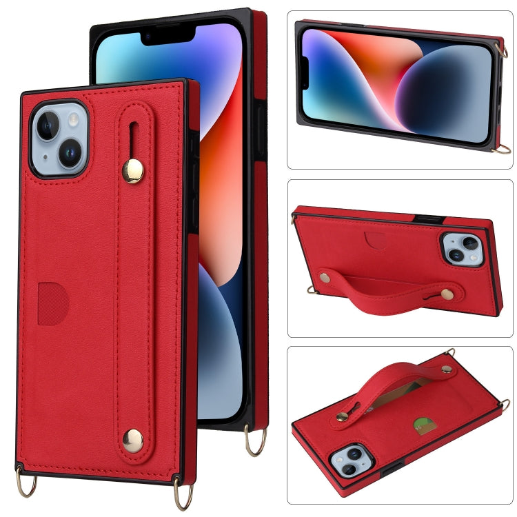 For iPhone 14 Plus Crossbody Lanyard Shockproof Protective Phone Case