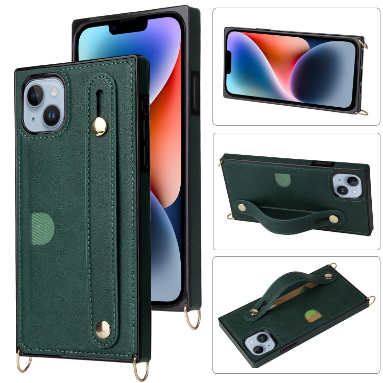 For iPhone 14 Crossbody Lanyard Shockproof Protective Phone Case