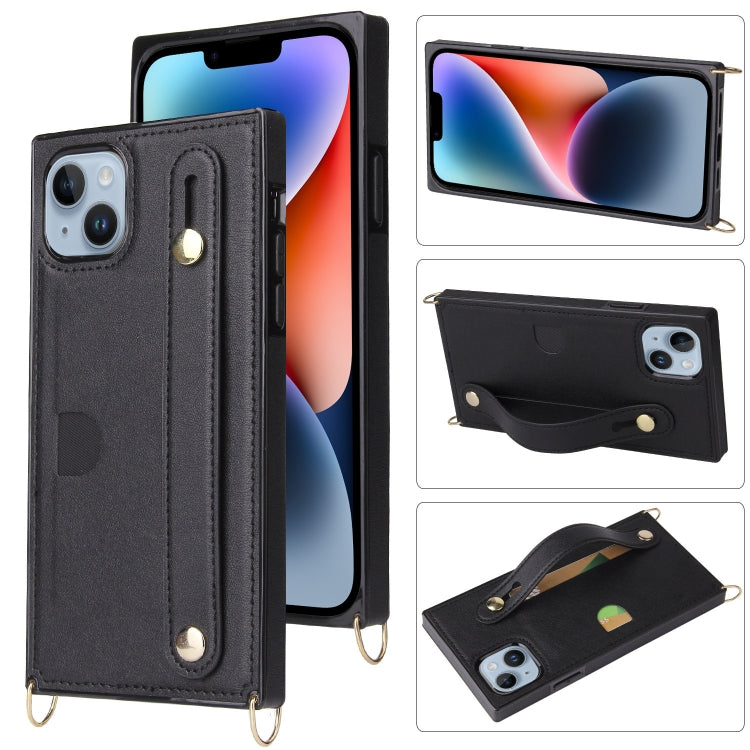 For iPhone 14 Crossbody Lanyard Shockproof Protective Phone Case
