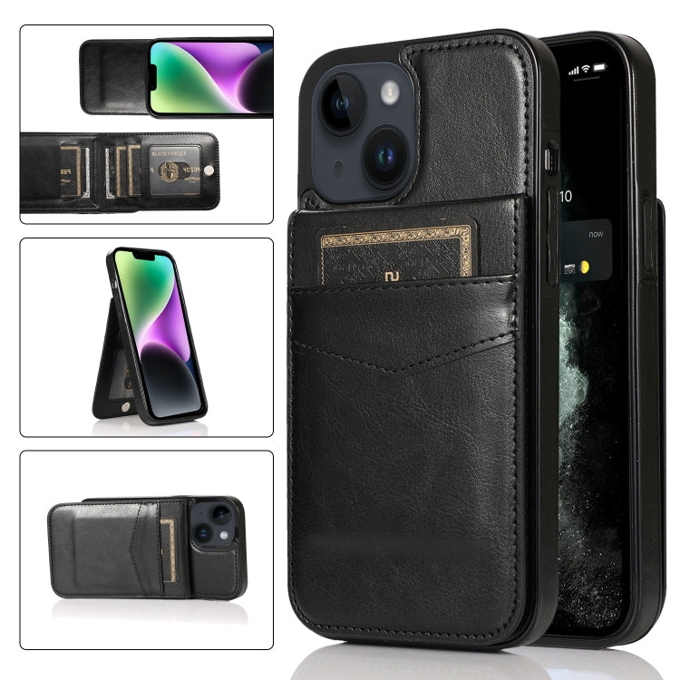 For iPhone 14 Solid Color PC + TPU Protective Phone Case