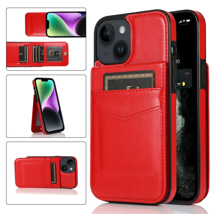 For iPhone 14 Solid Color PC + TPU Protective Phone Case