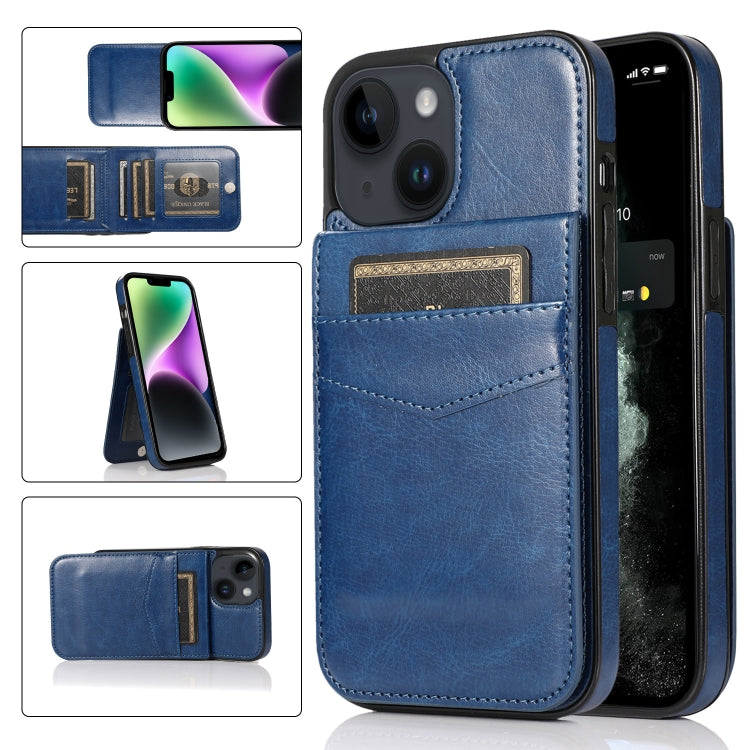 For iPhone 14 Plus Solid Color PC + TPU Protective Phone Case