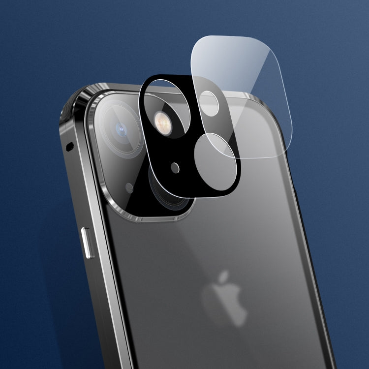 For iPhone 14 Pro Max Anti-peeping Magnetic Tempered Glass Phone Case