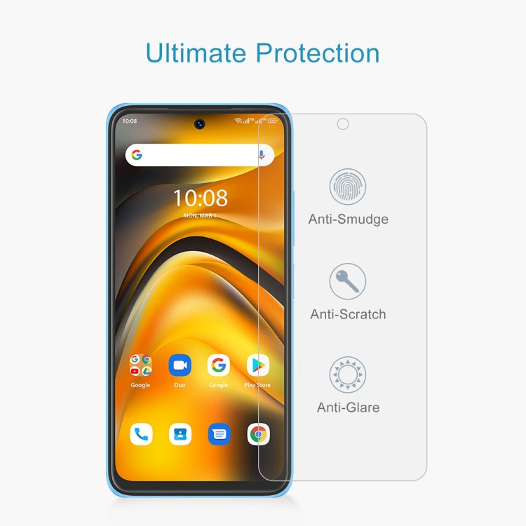 10 PCS 0.26mm 9H 2.5D Tempered Glass Film For UMIDIGI A13 Pro 5G