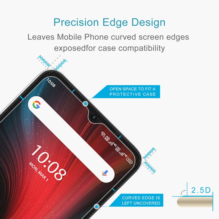 10 PCS 0.26mm 9H 2.5D Tempered Glass Film For UMIDIGI F3 5G