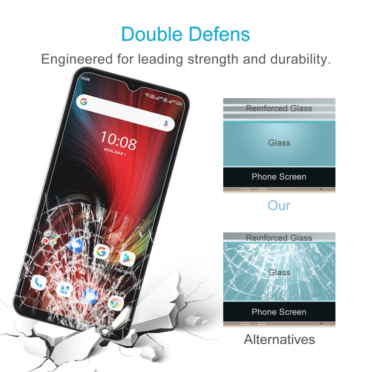 10 PCS 0.26mm 9H 2.5D Tempered Glass Film For UMIDIGI F3 5G