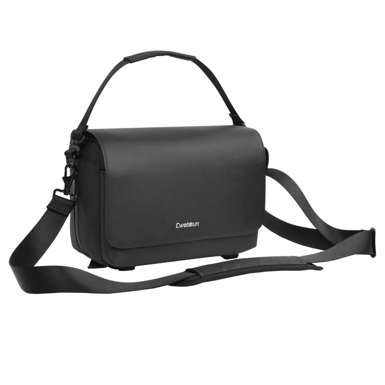 CADeN D73 Camera Sling Bag Water-resistant Shockproof Camera Handbag, Size:28 x 15 x 20cm Black