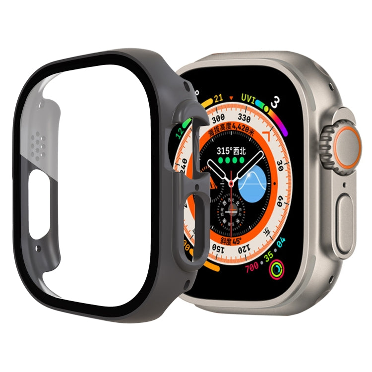 Tempered Glass Film PC Watch Case For Apple Watch Ultra 49mm / Apple Watch Ultra 2 49mm