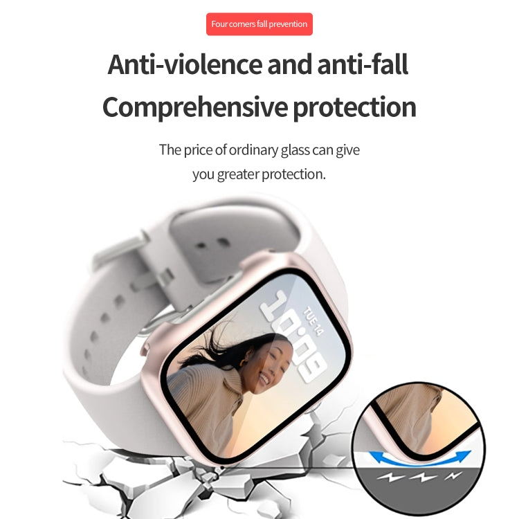 Tempered Glass Film PC Watch Case For Apple Watch Series SE 3&SE 2&6&SE&5&4 40mm
