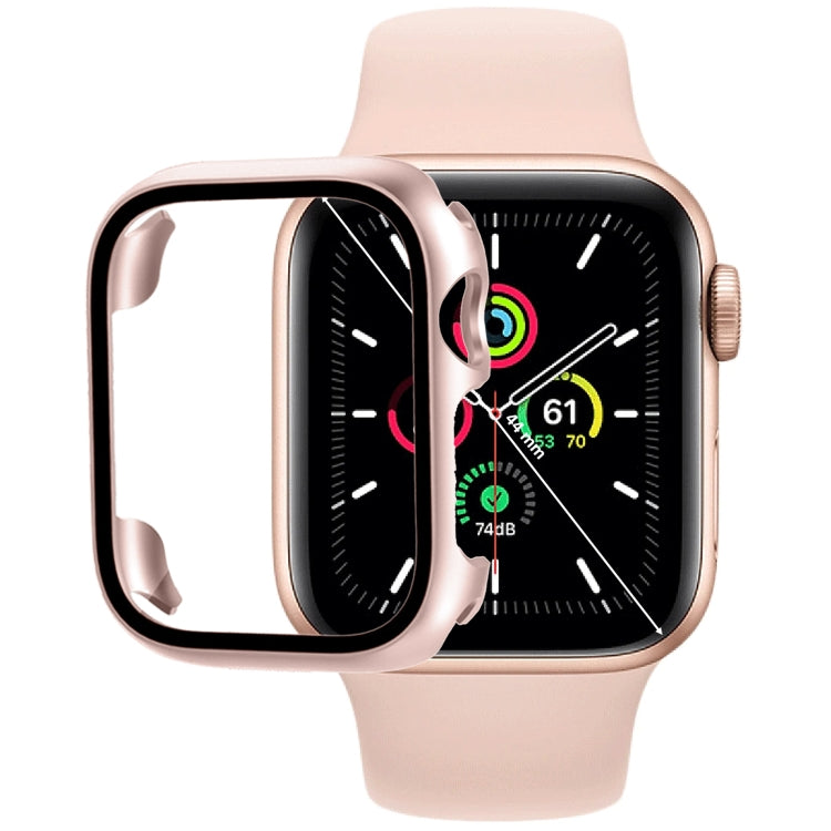 Tempered Glass Film PC Watch Case For Apple Watch Series SE 3&SE 2&6&SE&5&4 44mm