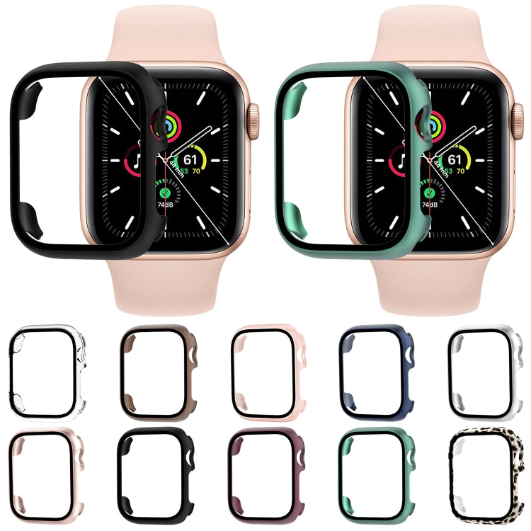 Tempered Glass Film PC Watch Case For Apple Watch Series SE 3&SE 2&6&SE&5&4 44mm