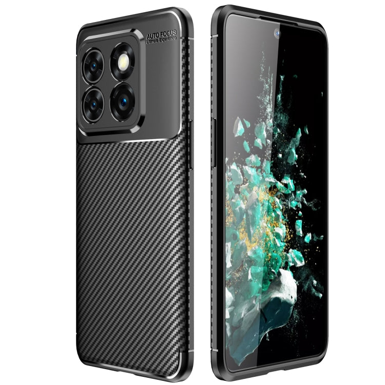 For OnePlus Ace Pro Carbon Fiber Texture Shockproof TPU Phone Case